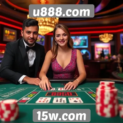 Plataforma de apostas u888.com tem casino ao vivo disponível